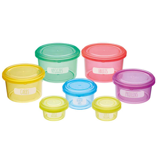 Kitchencraft Stackable Portion Control Containers Set Of 7 Yuppiechef