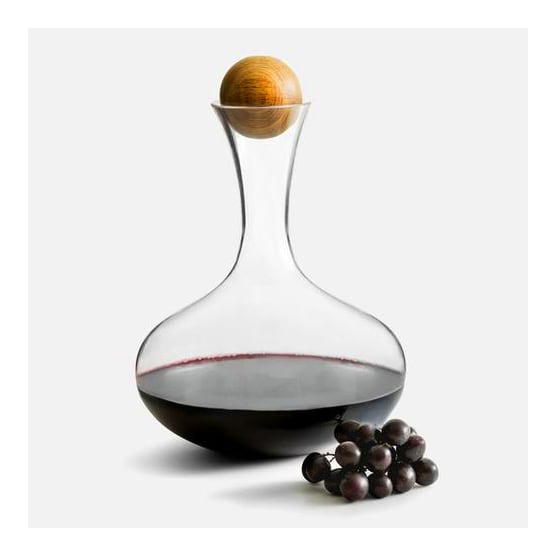 Sagaform Wine Carafe With Oak Stopper 2 Litre Yuppiechef
