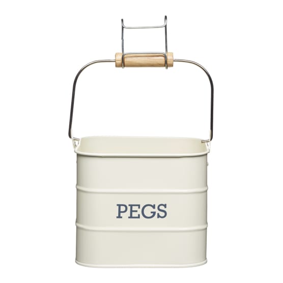 KitchenCraft Living Nostalgia Peg Tin with Hook