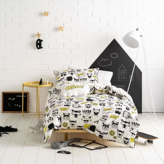 Linen House Calling All Superheroes Kids Duvet Cover Set Yuppiechef