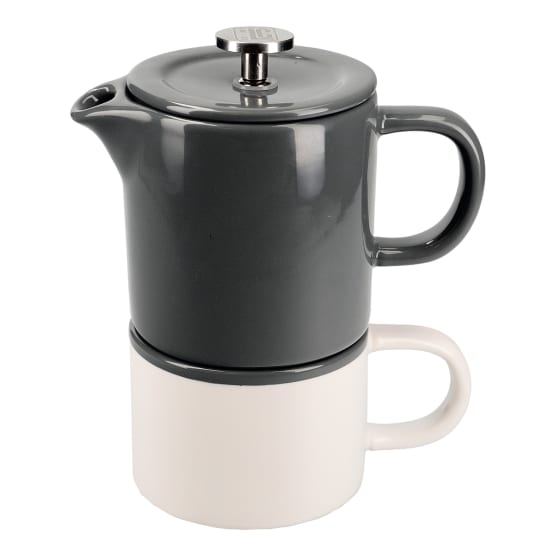 la cafetiere barcelona ceramic coffee for one cafetiere and cup 400ml yuppiechef