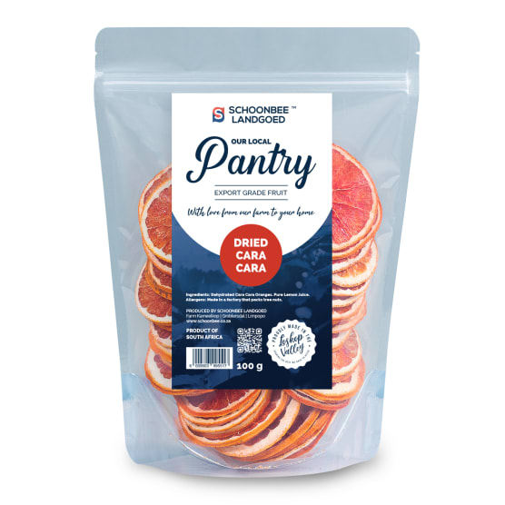 Schoonbee Landgoed Dried Cara Cara Mandarins Slices, 100g