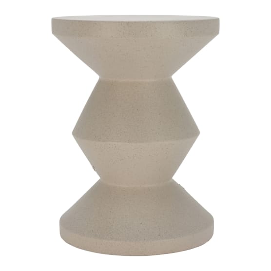 H & S Collection Azure Side Table - Sand