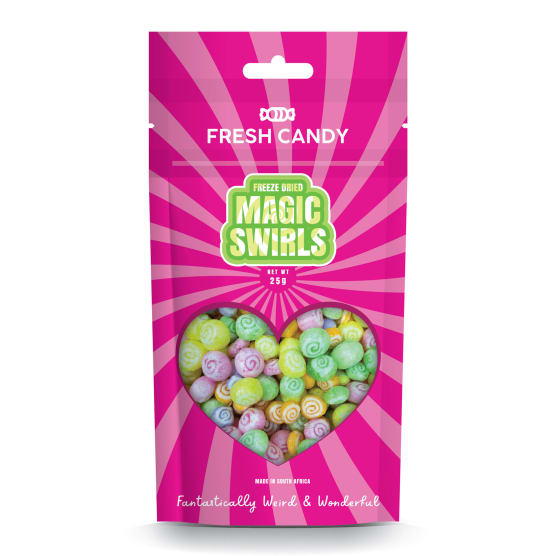 Fresh Candy Freeze Dried Magic Swirls, 25g