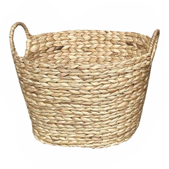 Orange Apple Water Hyacinth Basket - Medium
