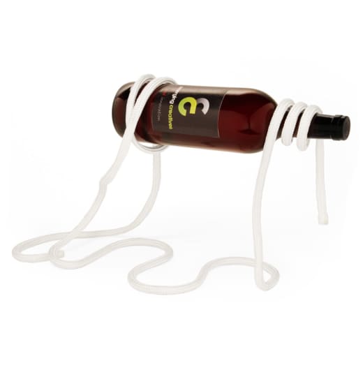 Emerging Creatives Floating Rope Wine Rack Yuppiechef