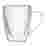 Image of NOVA Fanel Double Walled Glass Mugs, Set of 2