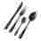 Image of Nicolson Russell Bella Casa Matte Black Cutlery Set, 4-Piece