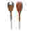 Image of KitchenCraft Artesa Acacia Wood Salad Servers, Set of 2