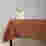 Image of The Collection Stonewashed Cotton Cinnamon Tablecloth