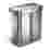 Image of Simplehuman Stainless Steel Dual Compartment Voice & Motion Sensor Bin, 58L