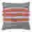 Image of Thread Office Stripe Tufted Scatter Cushion with Feather Blend Inner, 60cm x 60cm