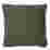 Image of Thread Office Knitted Cotton Olive Scatter Cushion with Feather Blend Inner, 50cm x 50cm
