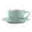 Image of Jenna Clifford Embossed Lines Cups & Saucers, Set of 4
