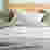 Image of Thread Office Taupe Cotton Yarn Dye Stripe Duvet Cover Set