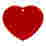 Image of Le Creuset Silicone Heart Trivet