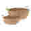 Image of H & S Collection Seagrass Baskets with Handles, Set of 2