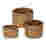 Image of H & S Collection Round Seagrass Baskets, Set of 3