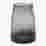 Image of Thread Office Smoke Ribbed Glass Bouquet Vase