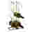 Image of H & S Collection Gold Metal Wine Rack