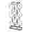 Image of H & S Collection Black Metal Wine Rack