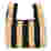 Image of Porter Black & Stone Striped Jumbo Shopper