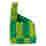 Image of Porter Green & Lime Large Check Maxi Shopper