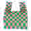 Image of Porter Pink & Green Check Jumbo Shopper