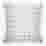 Image of Thread Office White Jacquard Grid Scatter Cushion with Feather Blend Inner, 60cm x 60cm