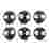 Image of Kikkerland Laundry Buddies, Set of 6