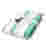 Image of Humble & Mash Green Striped Tablecloth