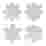 Image of PME Let it Snow Christmas Edible Sugar Decorations, Set of 12