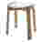 Image of Hertex HAUS Travertine Curved Side Table