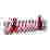 Image of Ma Mere Confections Chocolate Coated Almond Nougat in Festive Red & Cream Cracker, 200g