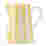 Image of Humble & Mash Yellow Striped Ceramic Jug, 1.5L