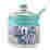 Image of Humble & Mash Printed Ceramic Sugar Bowl and Spoon
