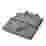 Image of Nortex Dark Grey Waffle Bathrobe