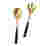 Image of Nicolson Russell Goa Gold & Tortoise Shell Salad Servers, Set of 2