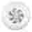 Image of Alva Air White Ceiling Fan with Remote, 50cm