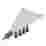 Image of Funktion Piping Bag and Nozzles, Set of 6