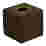 Image of Orange Apple Square Rattan Tissue Box