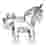 Image of Tala Stainless Steel Unicorn Cookie Cutter, 10cm
