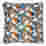 Image of Thread Office Ochre Munson Printed Scatter Cushion Cover, 60cm x 60cm