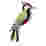 Image of Studio ROOF Woodpecker Paper Wall Decoration