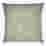 Image of Thread Office Sage Floral Embroidery Stonewash Scatter Cushion with Feather Blend Inner, 50cm x 50cm