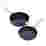 Image of Joseph Joseph Space Ceramic Non-Stick Frying Pan Set with Folding Handles, 2-Piece