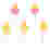 Image of PME Easter Chicks Cupcake Toppers, Pack of 24
