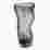 Image of Thread Office Smoke Textured Sculpture Glass Vase, 30cm