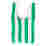 Image of Porter Green & White Striped Maxi Shopper