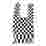 Image of Porter Black & White Check Maxi Shopper